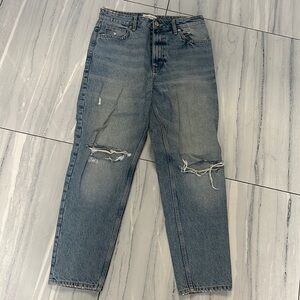 Zara jeans with rips